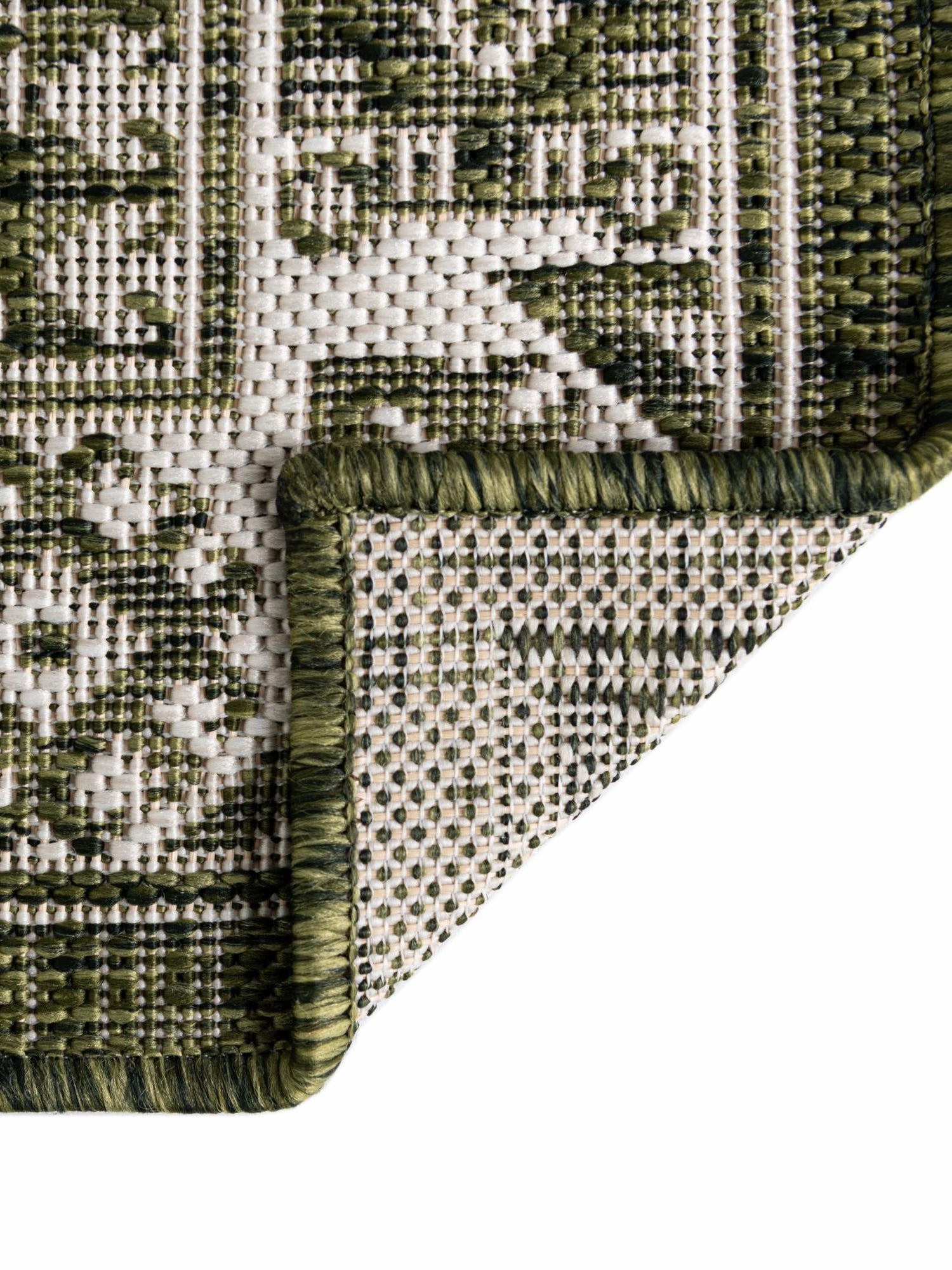Green 5' 3 x 5' 3 Outdoor Aztec Octagon Area Rug Weather Resistant for Patio, Deck, Terrace, Balcony, Porch 100% Polypropylene Traditional Carpet Mat for Sale at Rug Engine
