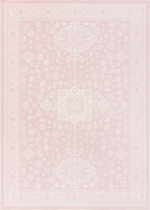 Pink 10' x 14' 1 Outdoor Aztec Rectangle Area Rug Weather Resistant for Patio, Deck, Terrace, Balcony, Porch 100% Polypropylene Traditional Carpet Mat for Sale at Rug Engine