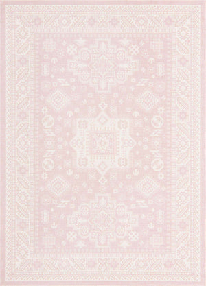 Pink 7' 1 x 10' Outdoor Aztec Rectangle Area Rug Weather Resistant for Patio, Deck, Terrace, Balcony, Porch 100% Polypropylene Traditional Carpet Mat for Sale at Rug Engine