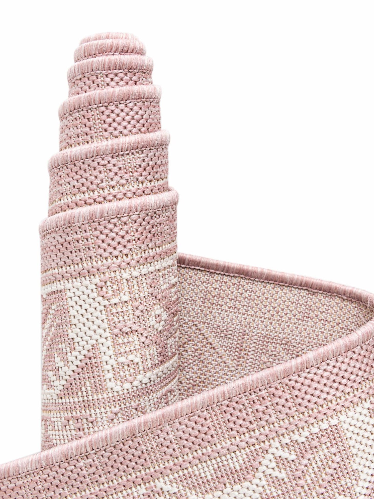 Pink 2' x 6' 1 Outdoor Aztec Runner Area Rug Weather Resistant for Patio, Deck, Terrace, Balcony, Porch 100% Polypropylene Traditional Carpet Mat for Sale at Rug Engine