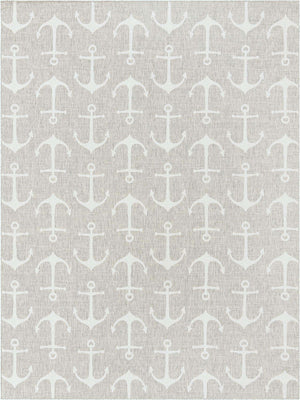Gray 10' x 13' 1 Outdoor Coastal Rectangle Area Rug Weather Resistant for Patio, Deck, Terrace, Balcony, Porch 100% Polypropylene Coastal Decor Carpet for Sale at Rug Engine
