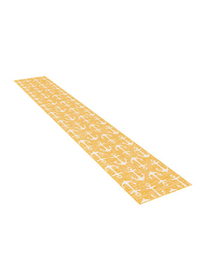 Yellow 2' 7 x 12' Outdoor Coastal Runner Area Rug Weather Resistant for Patio, Deck, Terrace, Balcony, Porch 100% Polypropylene Coastal Decor Carpet for Sale at Rug Engine
