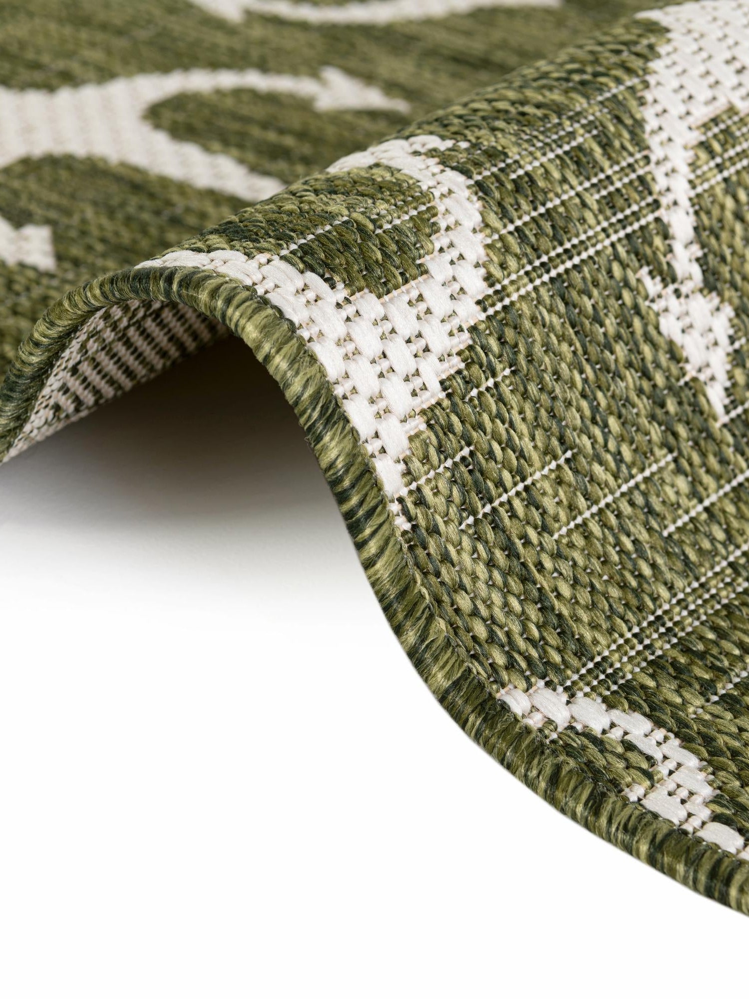 Green 5' 3 x 8' Outdoor Coastal Rectangle Area Rug Weather Resistant for Patio, Deck, Terrace, Balcony, Porch 100% Polypropylene Coastal Decor Carpet for Sale at Rug Engine