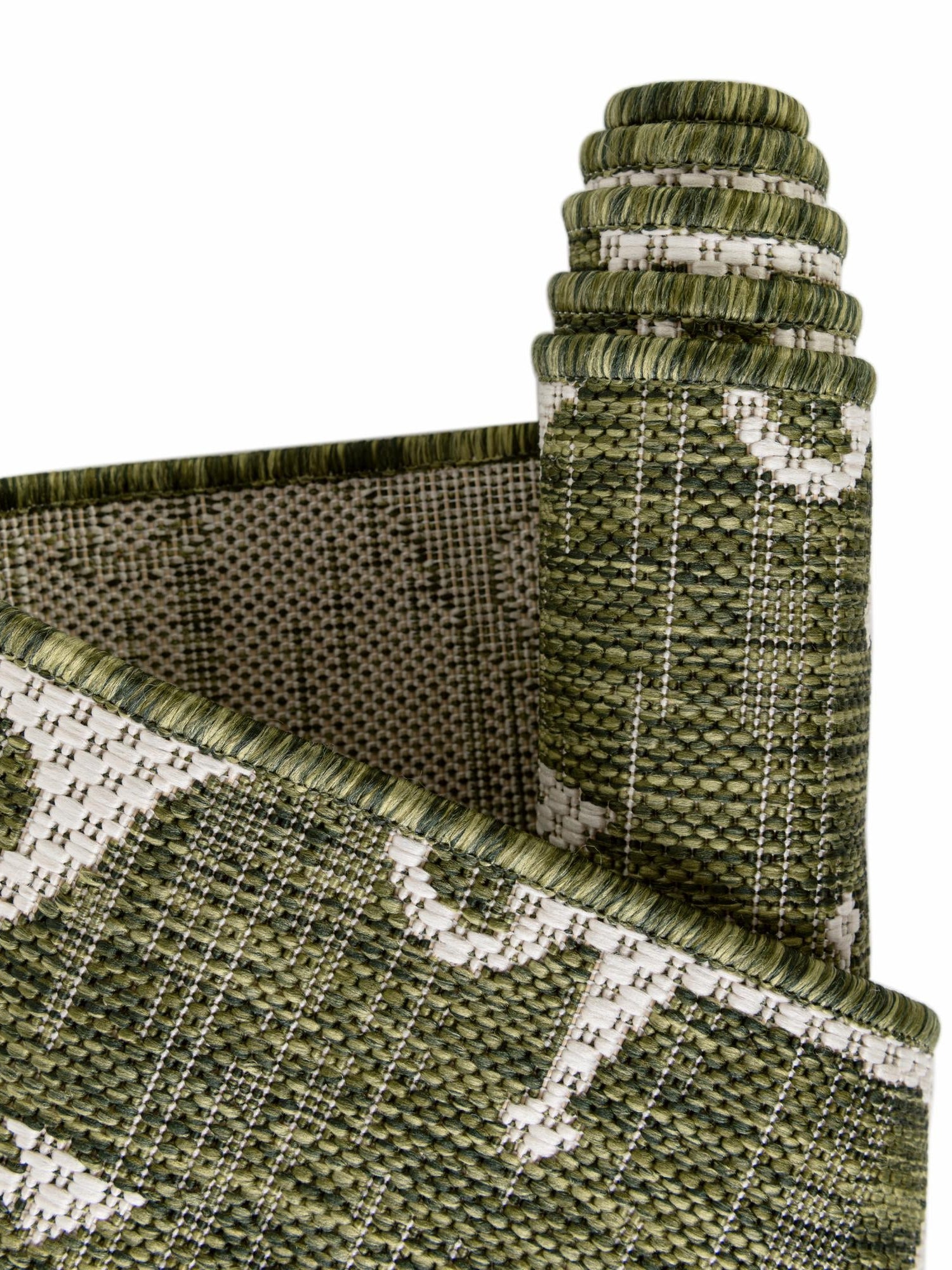 Green 3' 1 x 5' 3 Outdoor Coastal Rectangle Area Rug Weather Resistant for Patio, Deck, Terrace, Balcony, Porch 100% Polypropylene Coastal Decor Carpet for Sale at Rug Engine