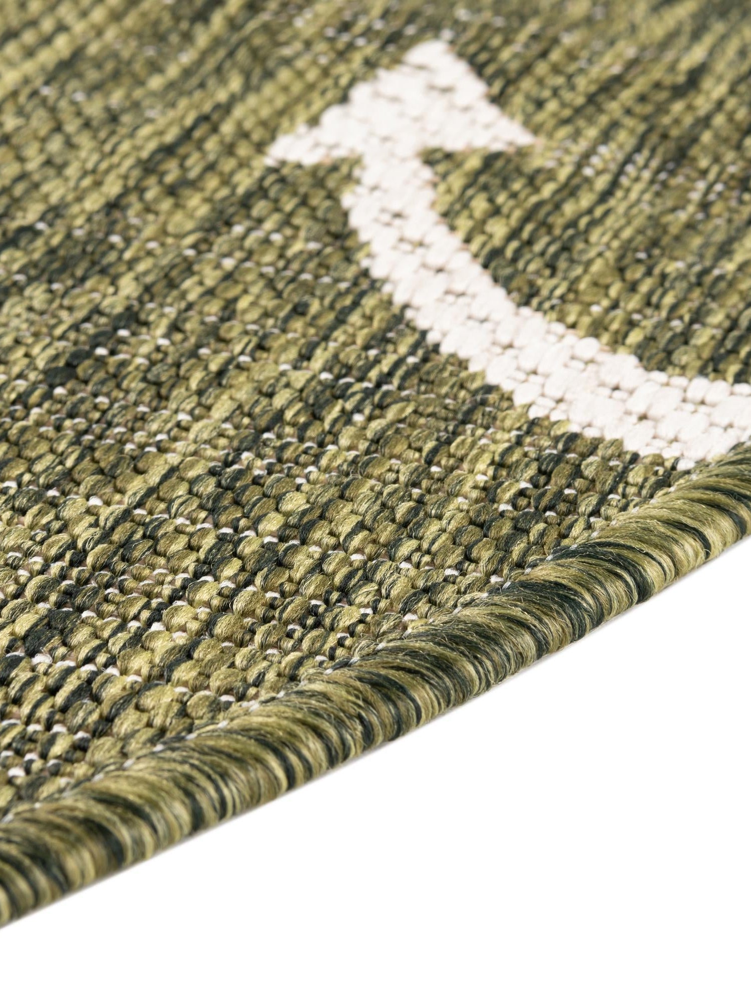 Green 5' 3 x 8' Outdoor Coastal Oval Area Rug Weather Resistant for Patio, Deck, Terrace, Balcony, Porch 100% Polypropylene Coastal Decor Carpet for Sale at Rug Engine