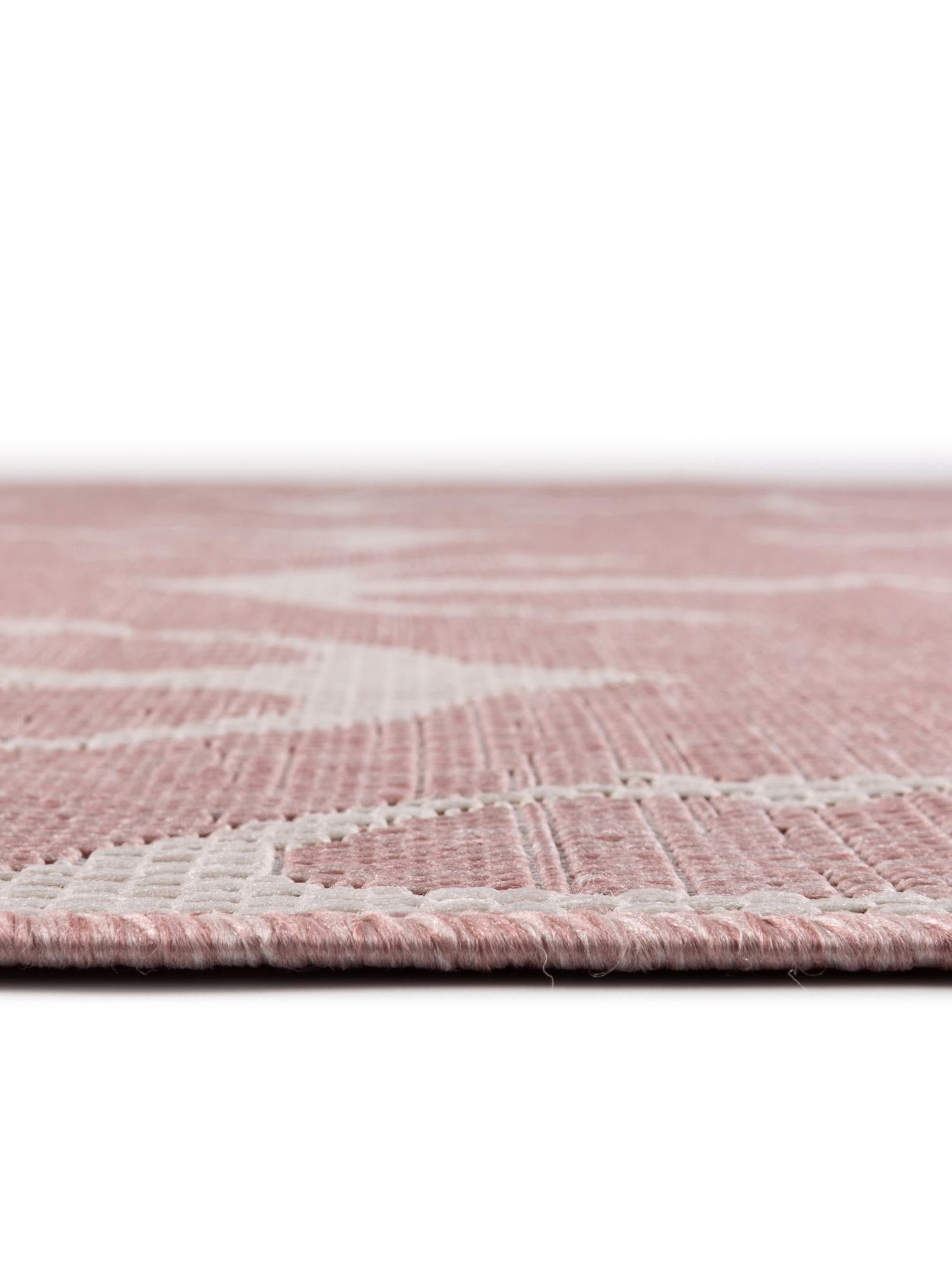 Pink 7' 10 x 11' Outdoor Coastal Rectangle Area Rug Weather Resistant for Patio, Deck, Terrace, Balcony, Porch 100% Polypropylene Coastal Decor Carpet for Sale at Rug Engine