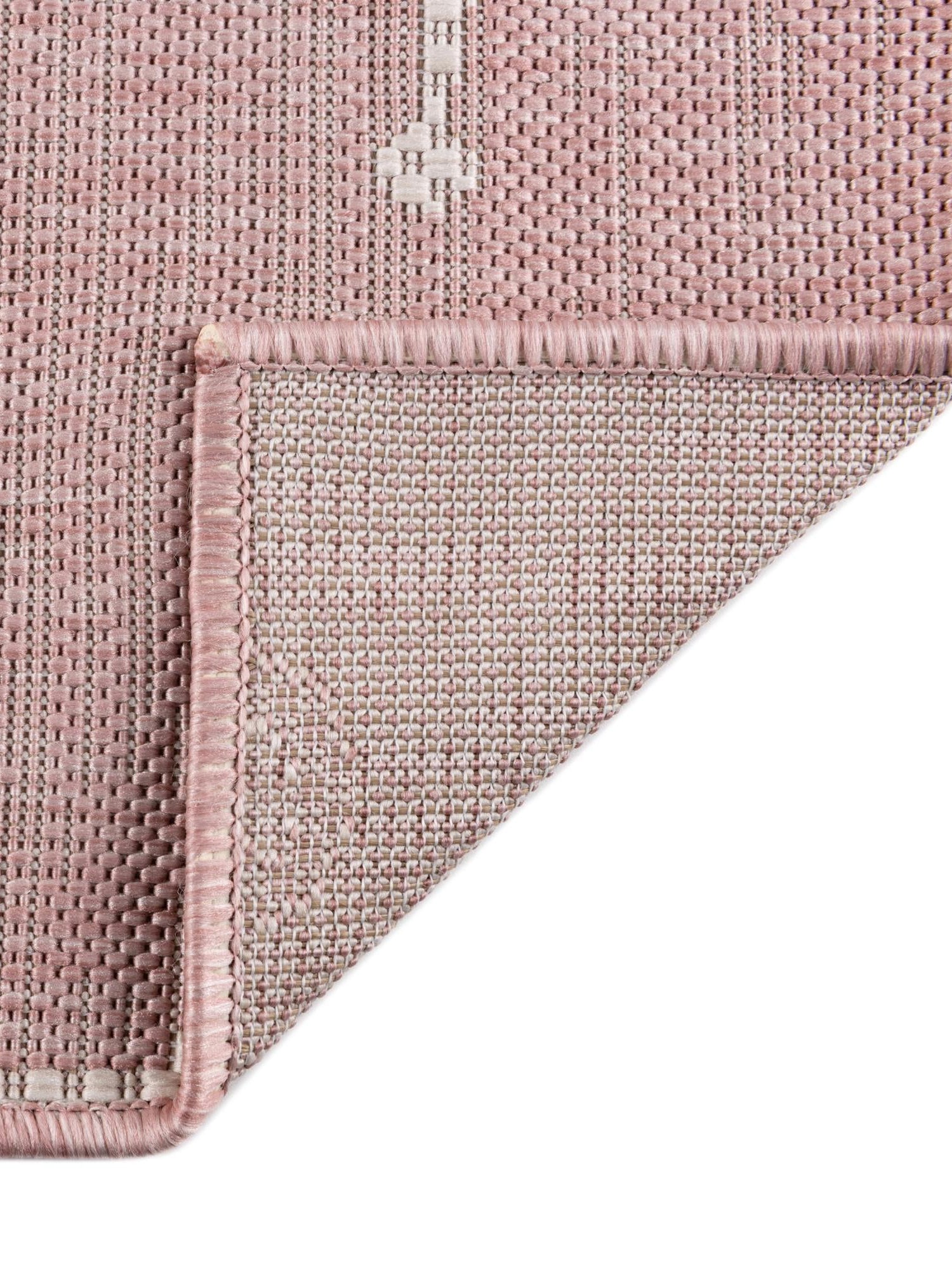 Pink 7' 10 x 11' Outdoor Coastal Rectangle Area Rug Weather Resistant for Patio, Deck, Terrace, Balcony, Porch 100% Polypropylene Coastal Decor Carpet for Sale at Rug Engine