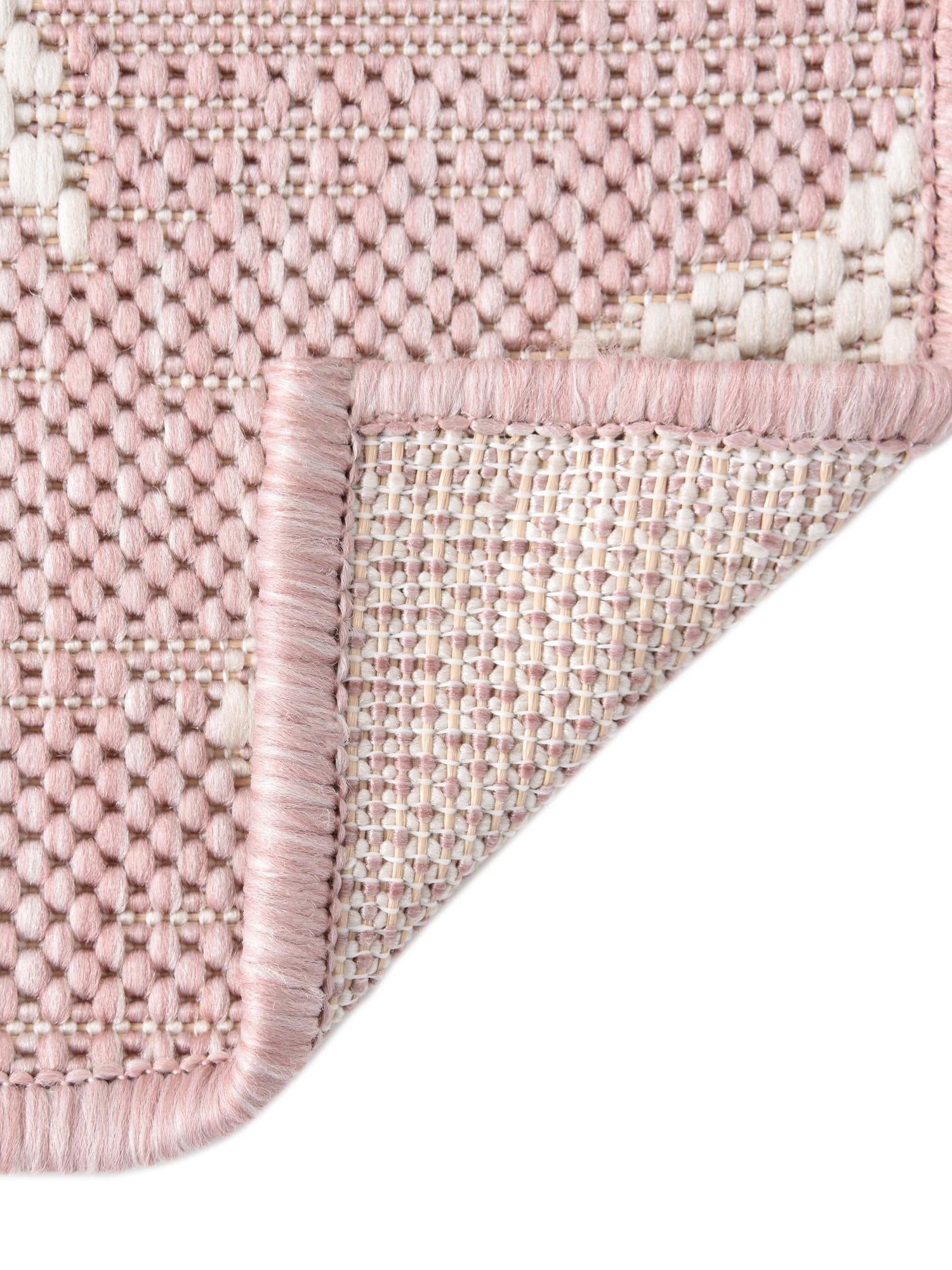 Pink 13' 1 x 13' 1 Outdoor Coastal Square Area Rug Weather Resistant for Patio, Deck, Terrace, Balcony, Porch 100% Polypropylene Coastal Decor Carpet for Sale at Rug Engine