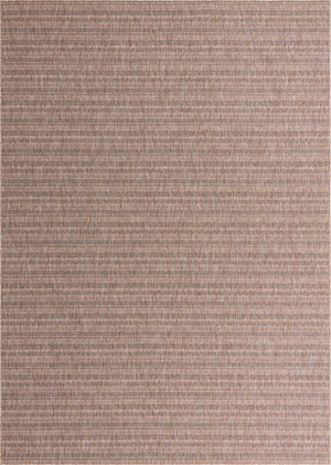 Natural 10' x 14' 1 Outdoor Striped Rectangle Area Rug Weather Resistant for Patio, Deck, Terrace, Balcony, Porch Geometric Pattern Waterproof Carpet for Sale at Rug Engine