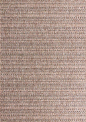 Natural 7' 10 x 11' Outdoor Striped Rectangle Area Rug Weather Resistant for Patio, Deck, Terrace, Balcony, Porch Geometric Pattern Waterproof Carpet for Sale at Rug Engine
