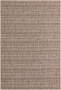 Natural 6' 1 x 9' Outdoor Striped Rectangle Area Rug Weather Resistant for Patio, Deck, Terrace, Balcony, Porch Geometric Pattern Waterproof Carpet for Sale at Rug Engine