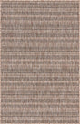 Natural 3' 1 x 5' 3 Outdoor Striped Rectangle Area Rug Weather Resistant for Patio, Deck, Terrace, Balcony, Porch Geometric Pattern Waterproof Carpet for Sale at Rug Engine