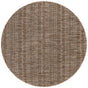 Natural 4' 1 x 4' 1 Outdoor Striped Round Area Rug Weather Resistant for Patio, Deck, Terrace, Balcony, Porch Geometric Pattern Waterproof Carpet for Sale at Rug Engine