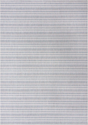 Light Blue 10' x 14' 1 Outdoor Striped Rectangle Area Rug Weather Resistant for Patio, Deck, Terrace, Balcony, Porch Geometric Pattern Waterproof Carpet for Sale at Rug Engine
