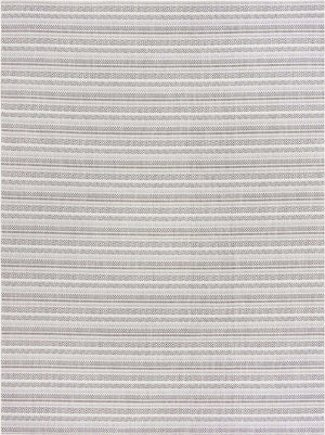 Beige 9' x 12' Outdoor Striped Rectangle Area Rug Weather Resistant for Patio, Deck, Terrace, Balcony, Porch Geometric Pattern Waterproof Carpet for Sale at Rug Engine