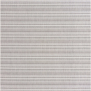 Beige 7' 10 x 7' 10 Outdoor Striped Square Area Rug Weather Resistant for Patio, Deck, Terrace, Balcony, Porch Geometric Pattern Waterproof Carpet for Sale at Rug Engine