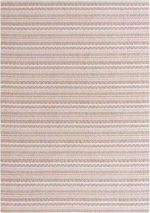 Red 7' 1 x 10' Outdoor Striped Rectangle Area Rug Weather Resistant for Patio, Deck, Terrace, Balcony, Porch Geometric Pattern Waterproof Carpet for Sale at Rug Engine