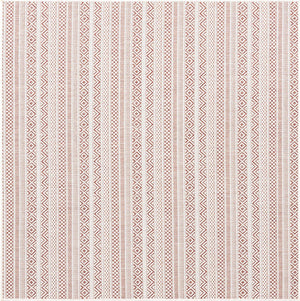 Red 5' 3 x 5' 3 Outdoor Striped Square Area Rug Weather Resistant for Patio, Deck, Terrace, Balcony, Porch Geometric Pattern Waterproof Carpet for Sale at Rug Engine