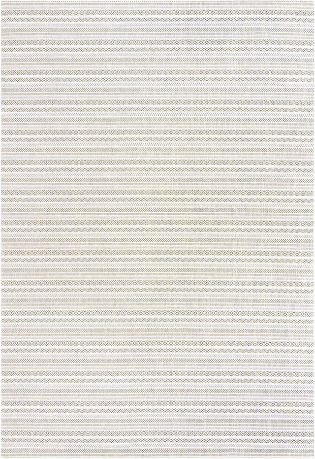 Green 10' x 14' 1 Outdoor Striped Rectangle Area Rug Weather Resistant for Patio, Deck, Terrace, Balcony, Porch Geometric Pattern Waterproof Carpet for Sale at Rug Engine