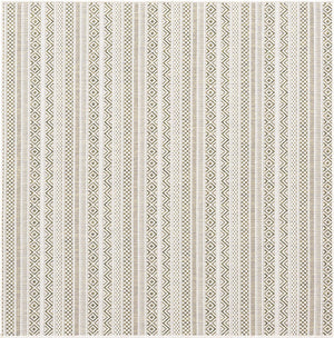Green 5' 3 x 5' 3 Outdoor Striped Square Area Rug Weather Resistant for Patio, Deck, Terrace, Balcony, Porch Geometric Pattern Waterproof Carpet for Sale at Rug Engine