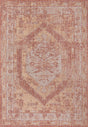 Rust Red 7' 1 x 10' Outdoor Traditional Rectangle Area Rug Weather Resistant for Patio, Deck, Terrace, Balcony, Porch Classical Design Outside Carpet for Sale at Rug Engine