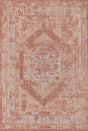 Rust Red 6' 1 x 9' Outdoor Traditional Rectangle Area Rug Weather Resistant for Patio, Deck, Terrace, Balcony, Porch Classical Design Outside Carpet for Sale at Rug Engine