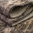 Charcoal 7' 10 x 7' 10 Outdoor Traditional Square Area Rug Weather Resistant for Patio, Deck, Terrace, Balcony, Porch Classical Design Outside Carpet for Sale at Rug Engine