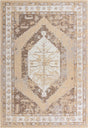 Natural 10' x 14' 1 Outdoor Traditional Rectangle Area Rug Weather Resistant for Patio, Deck, Terrace, Balcony, Porch Classical Design Outside Carpet for Sale at Rug Engine