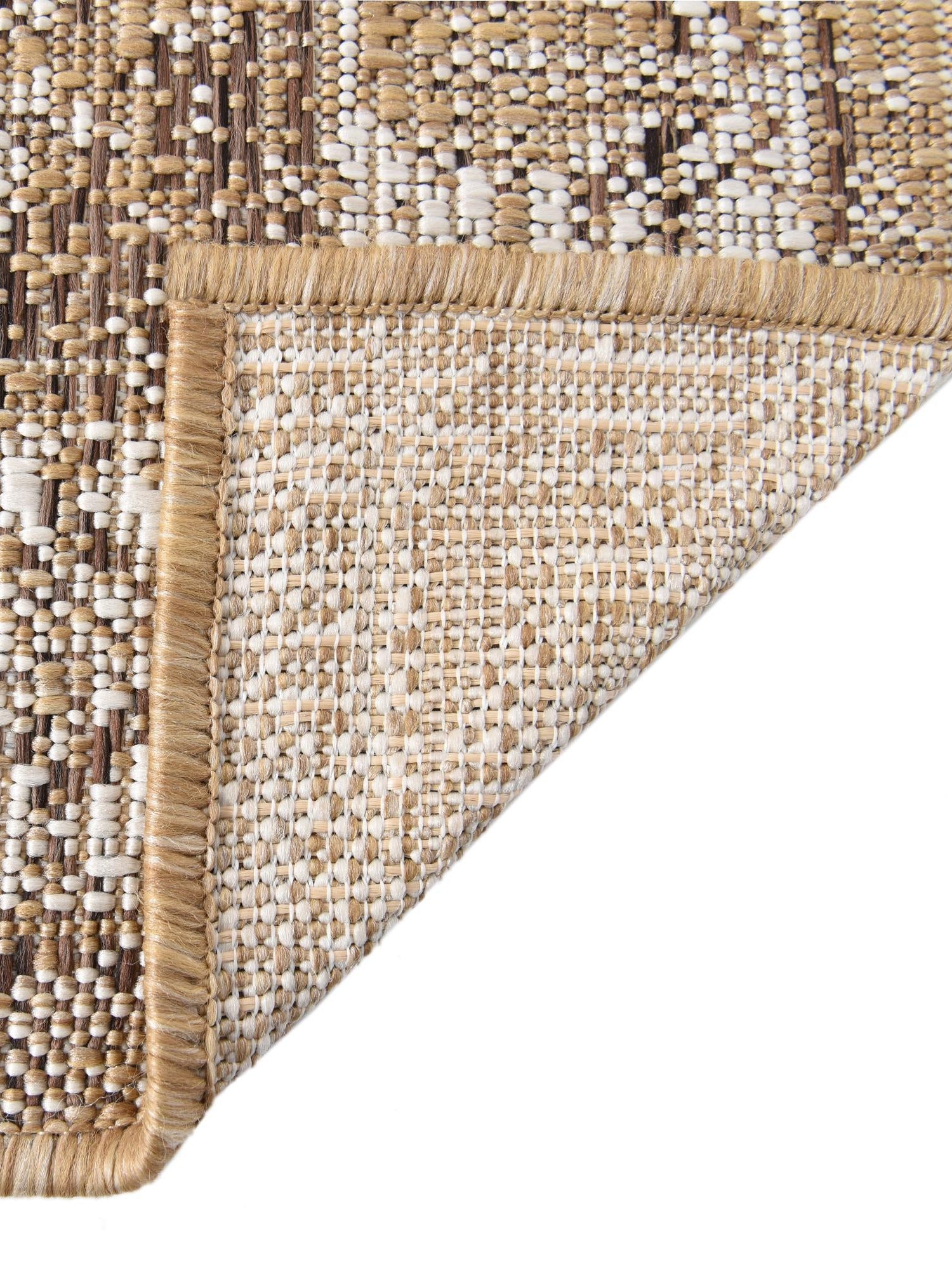 Natural 7' 10 x 11' Outdoor Traditional Rectangle Area Rug Weather Resistant for Patio, Deck, Terrace, Balcony, Porch Classical Design Outside Carpet for Sale at Rug Engine