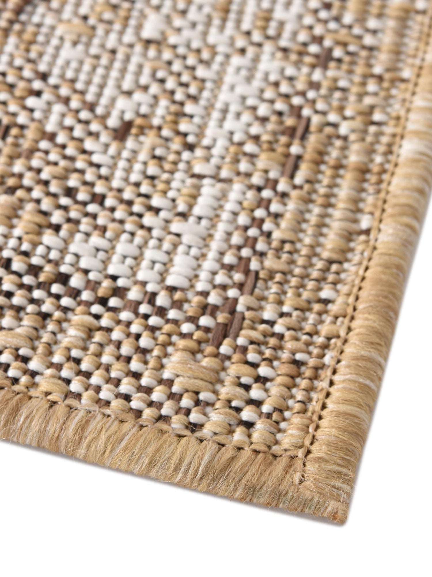 Natural 7' 10 x 7' 10 Outdoor Traditional Octagon Area Rug Weather Resistant for Patio, Deck, Terrace, Balcony, Porch Classical Design Outside Carpet for Sale at Rug Engine