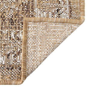 Natural 5' 3 x 5' 3 Outdoor Traditional Octagon Area Rug Weather Resistant for Patio, Deck, Terrace, Balcony, Porch Classical Design Outside Carpet for Sale at Rug Engine