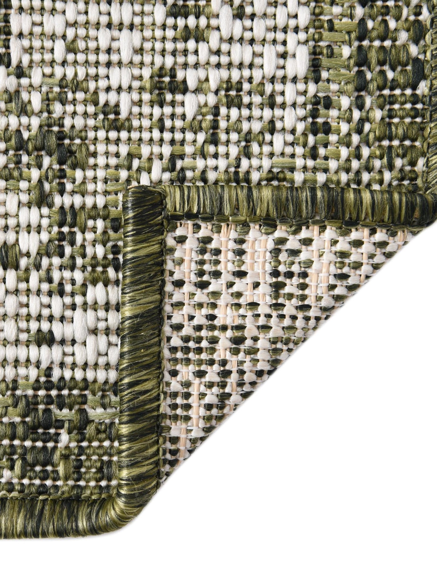 Green 5' 3 x 8' Outdoor Traditional Rectangle Area Rug Weather Resistant for Patio, Deck, Terrace, Balcony, Porch Classical Design Outside Carpet for Sale at Rug Engine