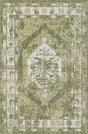 Green 5' 3 x 8' Outdoor Traditional Rectangle Area Rug Weather Resistant for Patio, Deck, Terrace, Balcony, Porch Classical Design Outside Carpet for Sale at Rug Engine