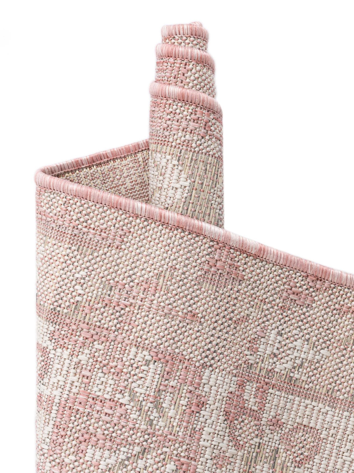 Pink 4' 1 x 6' 1 Outdoor Traditional Rectangle Area Rug Weather Resistant for Patio, Deck, Terrace, Balcony, Porch Classical Design Outside Carpet for Sale at Rug Engine