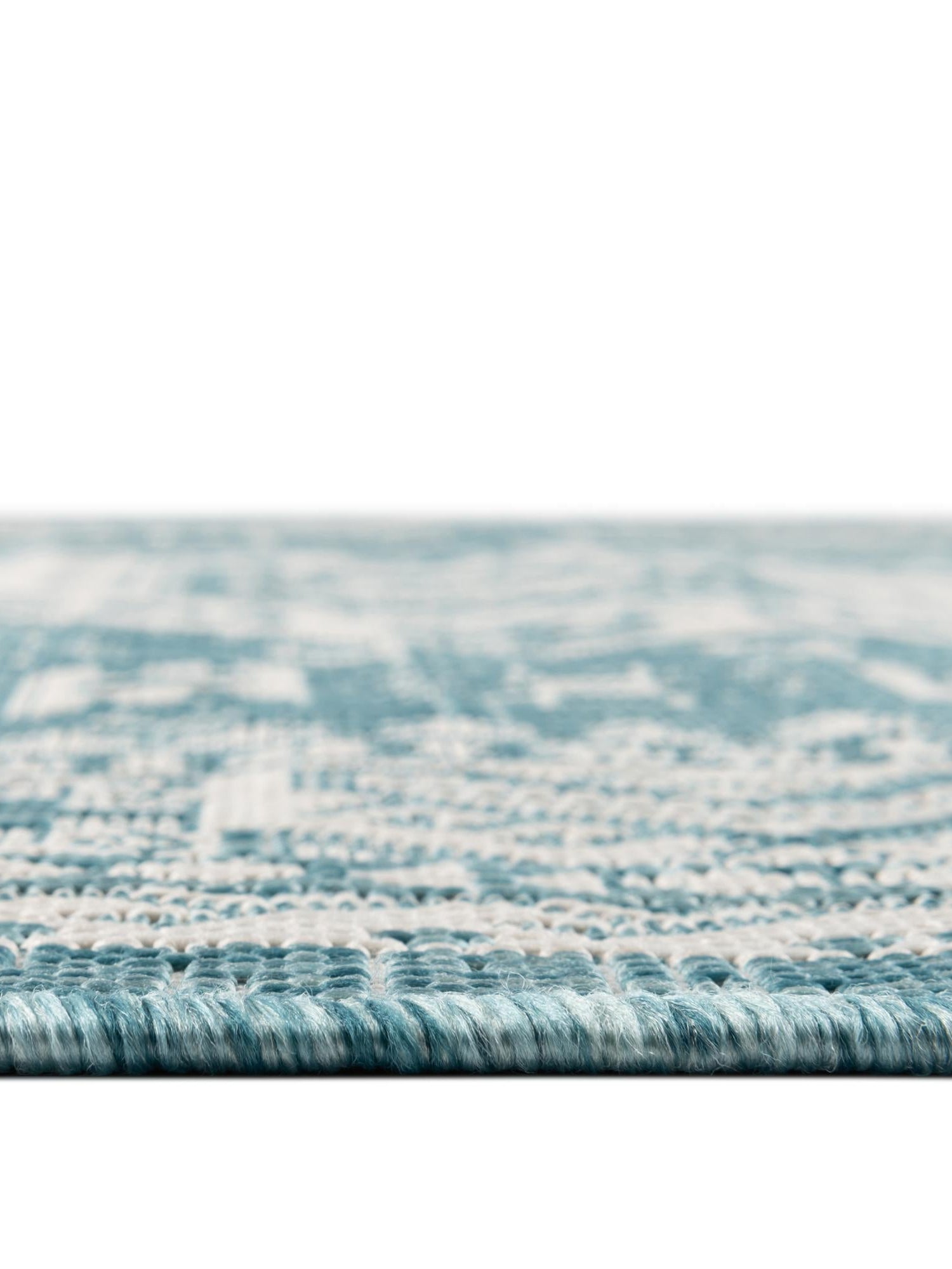 Aqua 10' x 13' 1 Outdoor Aztec Rectangle Area Rug Weather Resistant for Patio, Deck, Terrace, Balcony, Porch 100% Polypropylene Traditional Carpet Mat for Sale at Rug Engine