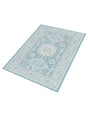 Aqua 5' 3 x 8' Outdoor Aztec Rectangle Area Rug Weather Resistant for Patio, Deck, Terrace, Balcony, Porch 100% Polypropylene Traditional Carpet Mat for Sale at Rug Engine