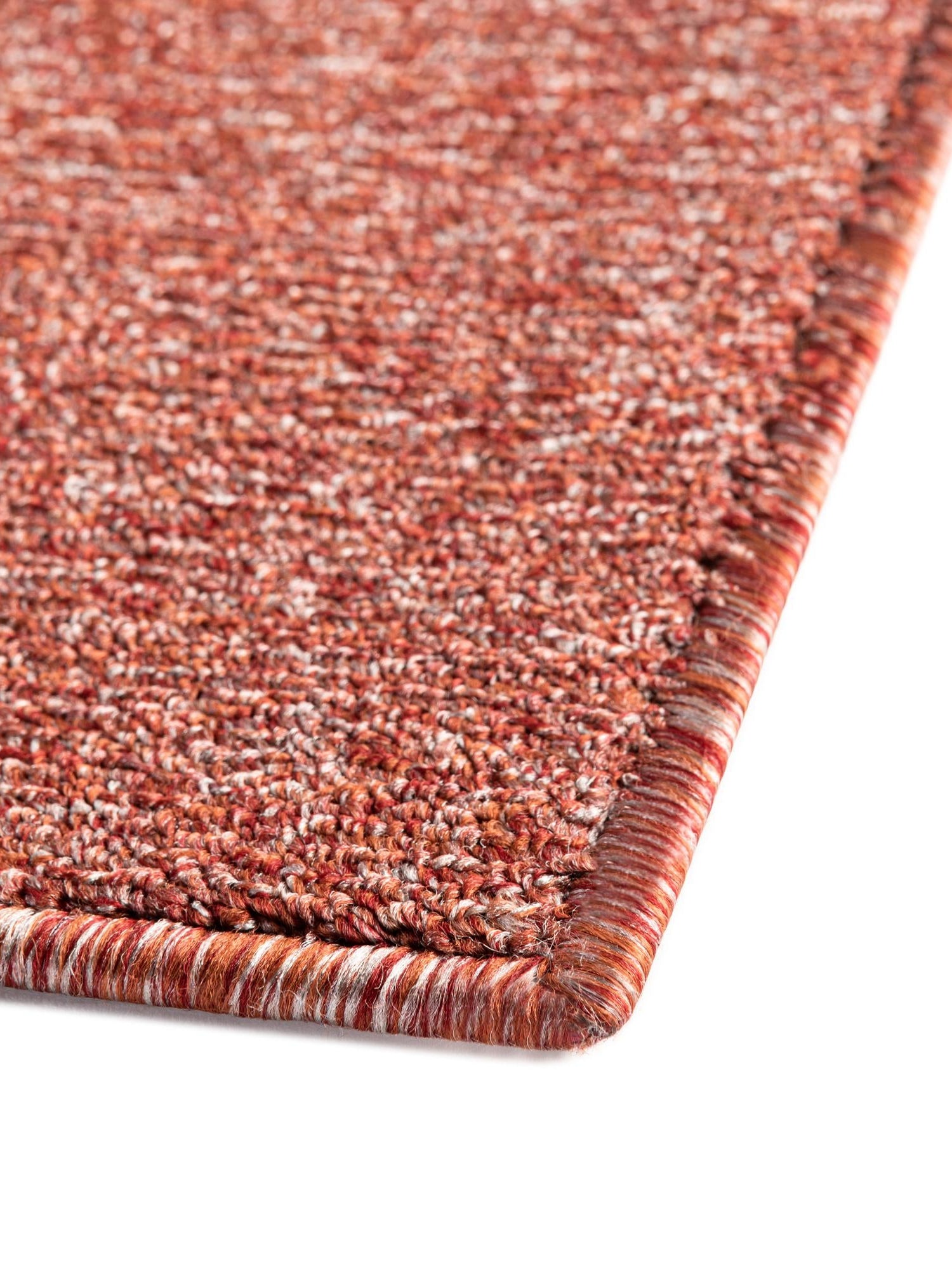 Rust Red 3' x 5' 3 Everyday Solid Rectangle Area Rug 100% Polypropylene With Felt Backing Easy Clean Simple Carpet for Minimalist Room Decorating for Sale at Rug Engine