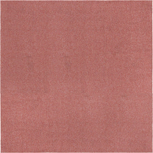 Rust Red 9' 10 x 9' 10 Everyday Solid Square Area Rug 100% Polypropylene With Felt Backing Easy Clean Simple Carpet for Minimalist Room Decorating for Sale at Rug Engine