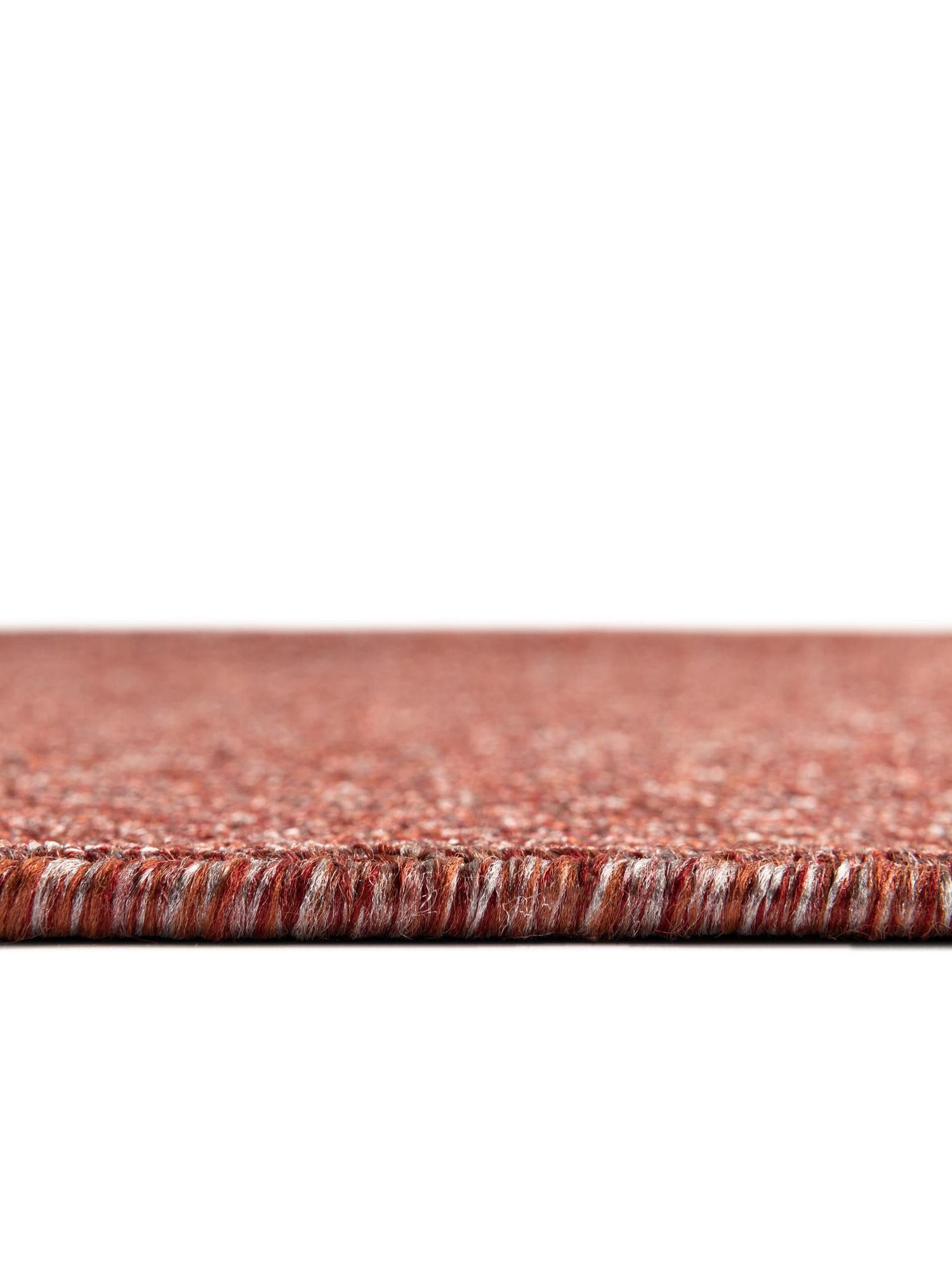 Rust Red 7' x 7' Everyday Solid Square Area Rug 100% Polypropylene With Felt Backing Easy Clean Simple Carpet for Minimalist Room Decorating for Sale at Rug Engine