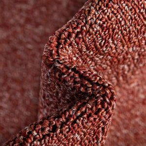 Rust Red 2' x 6' Everyday Solid Runner Area Rug 100% Polypropylene With Felt Backing Easy Clean Simple Carpet for Minimalist Room Decorating for Sale at Rug Engine