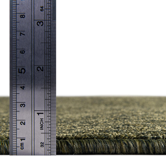 Pickle Green 3' 3 x 3' 3 Everyday Solid Square Area Rug 100% Polypropylene With Felt Backing Easy Clean Simple Carpet for Minimalist Room Decorating for Sale at Rug Engine