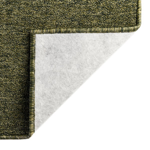 Pickle Green 3' 3 x 3' 3 Everyday Solid Square Area Rug 100% Polypropylene With Felt Backing Easy Clean Simple Carpet for Minimalist Room Decorating for Sale at Rug Engine