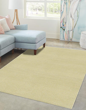 Pastel Green 7' x 10' Everyday Solid Rectangle Area Rug 100% Polypropylene With Felt Backing Easy Clean Simple Carpet for Minimalist Room Decorating for Sale at Rug Engine