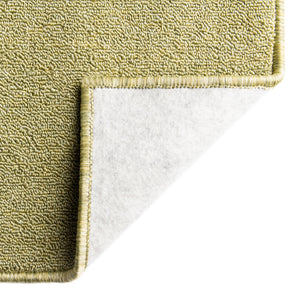 Pastel Green 3' x 5' 3 Everyday Solid Rectangle Area Rug 100% Polypropylene With Felt Backing Easy Clean Simple Carpet for Minimalist Room Decorating for Sale at Rug Engine