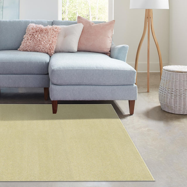 Pastel Green 7' x 10' Everyday Solid Rectangle Area Rug 100% Polypropylene With Felt Backing Easy Clean Simple Carpet for Minimalist Room Decorating for Sale at Rug Engine