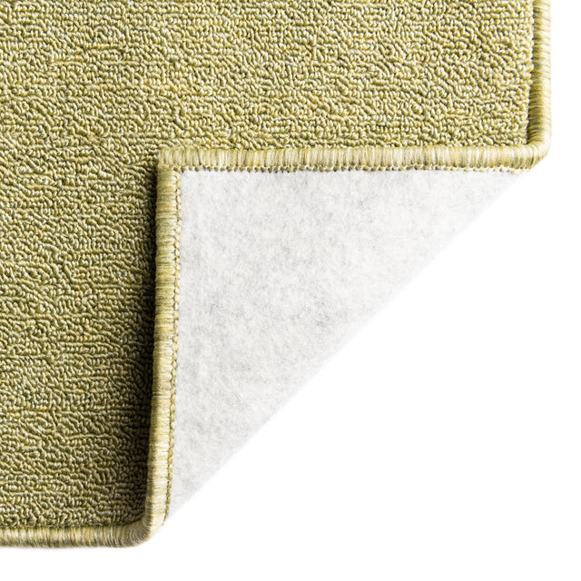 Pastel Green 3' 3 x 3' 3 Everyday Solid Square Area Rug 100% Polypropylene With Felt Backing Easy Clean Simple Carpet for Minimalist Room Decorating for Sale at Rug Engine