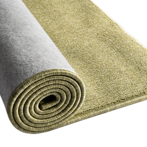 Pastel Green 7' x 7' Everyday Solid Square Area Rug 100% Polypropylene With Felt Backing Easy Clean Simple Carpet for Minimalist Room Decorating for Sale at Rug Engine