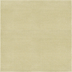 Pastel Green 5' 3 x 5' 3 Everyday Solid Square Area Rug 100% Polypropylene With Felt Backing Easy Clean Simple Carpet for Minimalist Room Decorating for Sale at Rug Engine