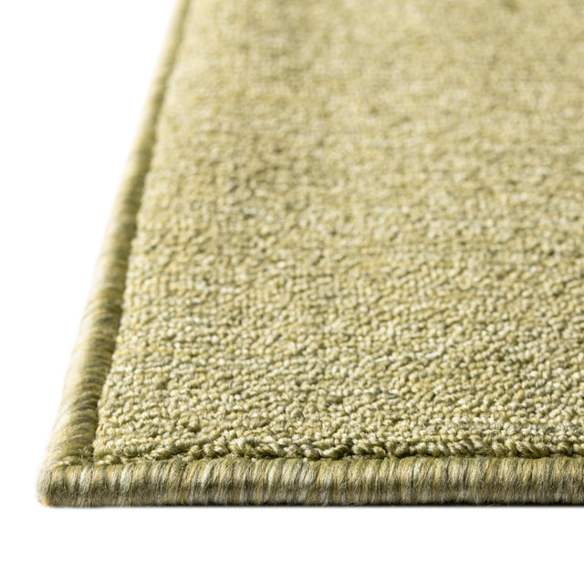 Pastel Green 2' 6 x 20' Everyday Solid Runner Area Rug 100% Polypropylene With Felt Backing Easy Clean Simple Carpet for Minimalist Room Decorating for Sale at Rug Engine