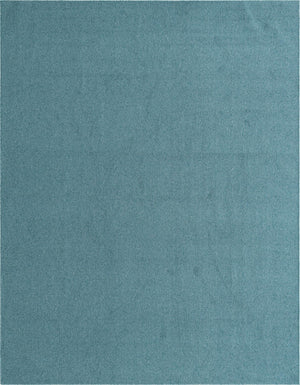 Aquamarine Blue 7' 10 x 10' Everyday Solid Rectangle Area Rug 100% Polypropylene With Felt Backing Easy Clean Simple Carpet for Minimalist Room Decorating for Sale at Rug Engine